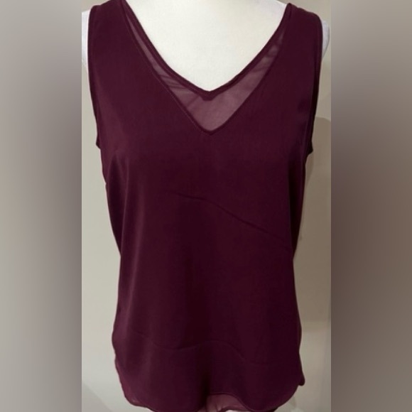 Dynamite burgundy sleeveless top. XS - Picture 1 of 5